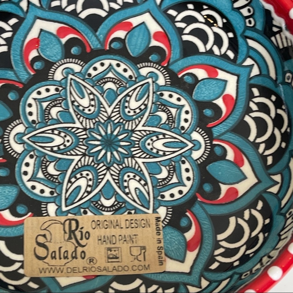 Del Rio Salado HandPainted Serving Bowl - Picture 6 of 9